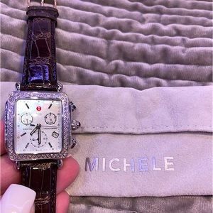 Michele Deco Diamond watch- LIKE NEW